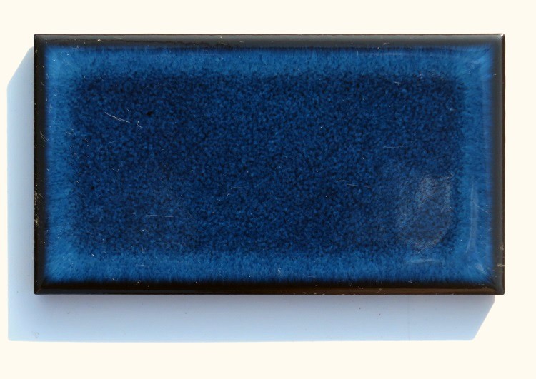 【小口平タイル】 《 海鼠 （藍色） 》 ST-204S ［ ピース販売 ］_1ピース ： 表面 ／ 拡大