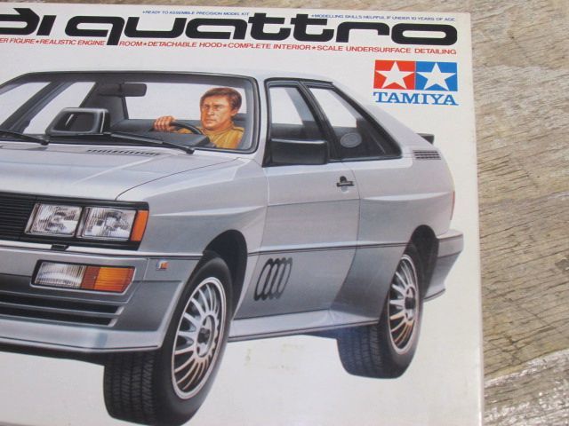 '83 タミヤ アウディ クアットロ 1/24スケール 未組立 バーコード無し_画像3