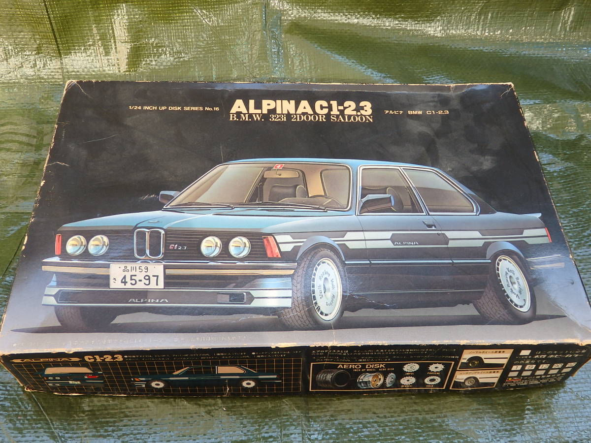 未組立て　プラモデル　アルピナ　BMW 323i ALPINA C1-2.3 MODEL KIT_画像1