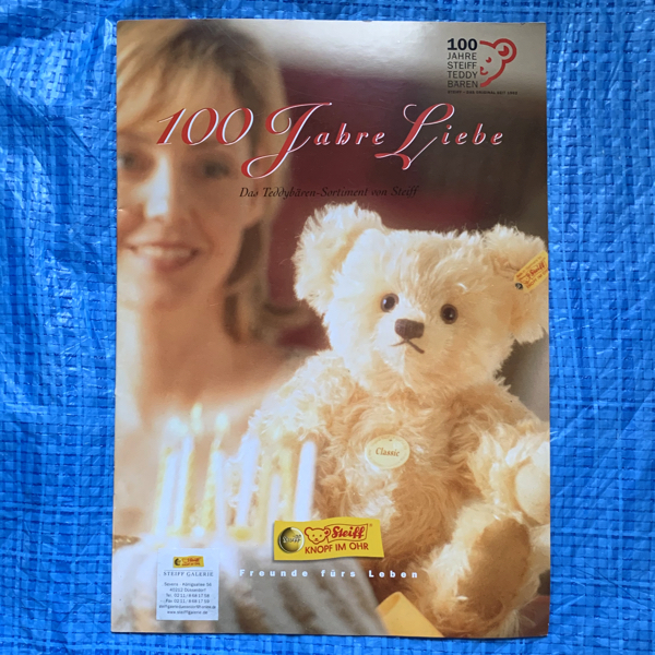 100 Jahre Liebe Das Teddybaren Sortiment von Steiff シュタイフ カタログ 2002_画像1