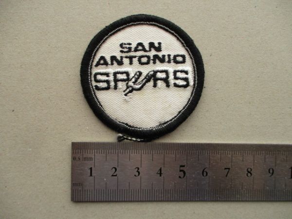 80s NBA サンアントニオ・スパーズ San Antonio Spurs ワッペン/vintageバスケBASKET-BALLバスケットボールpatchビンテージ V199_画像7