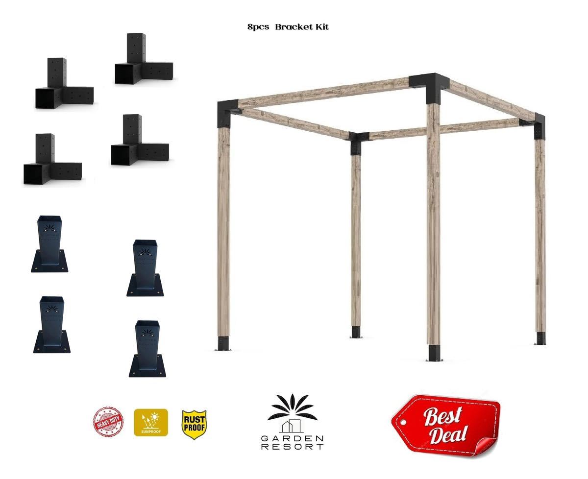 DIY ブラケットキット Aタイプ パーゴラ ガゼボ 屋外 庭 被災 DIY ブラケットキット Aタイプ パーゴラ ガゼボ 屋外 庭 被災