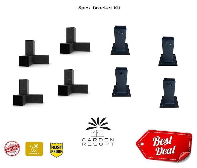 DIY ブラケットキット Aタイプ パーゴラ ガゼボ 屋外 庭 被災 DIY ブラケットキット Aタイプ パーゴラ ガゼボ 屋外 庭 被災