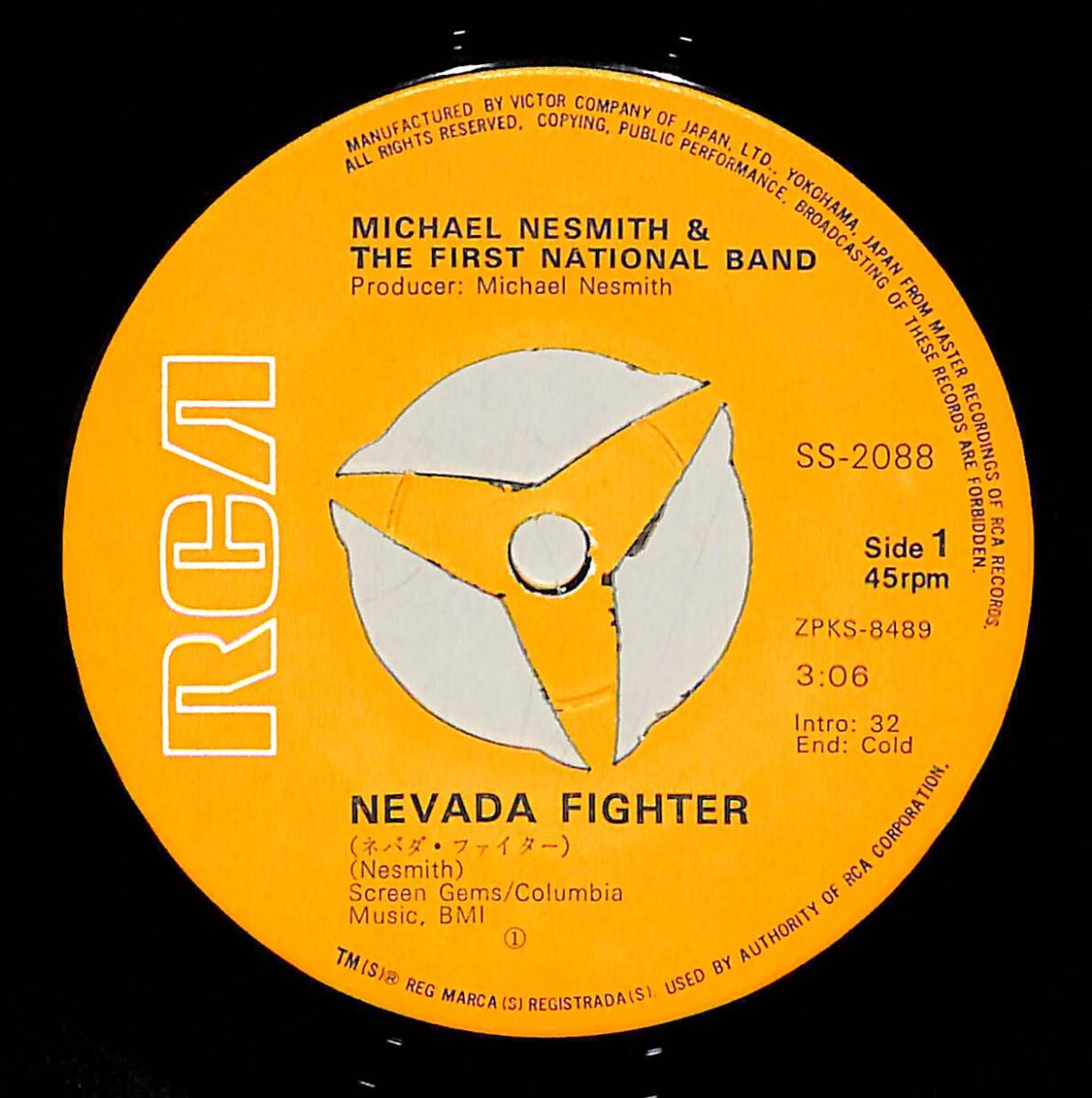 C00196157/EP/マイク・ネスミスとザ・ファースト・ナショナル・バンド(ザ・モンキーズ)「Nevada Fighter / Here I Am 僕のそばにおいで (_画像3