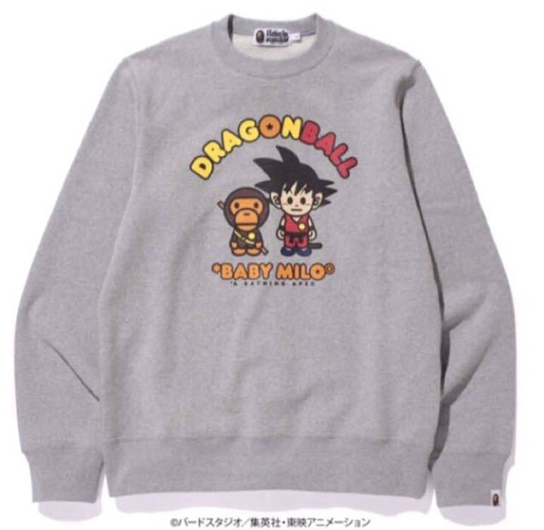 【新品】Lサイズ BAPE × DRAGONBALL スウェット トレーナー エイプ ドラゴンボール A BATHING APE