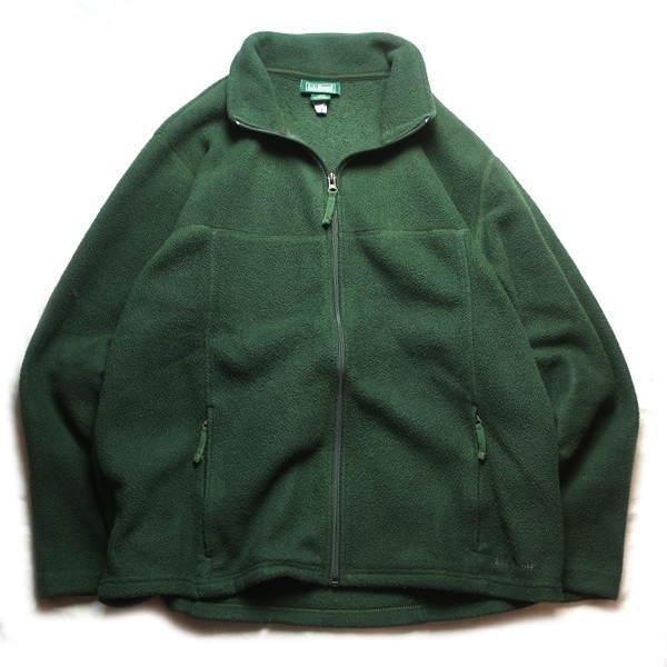 数量は多い エルエルビーン L.L.Bean USA製 90s アウトドア系! ヴィンテージ 古着 メンズ Lサイズ 緑 グリーン 人気色 ジャケット フリース POLARTEC 男性用
