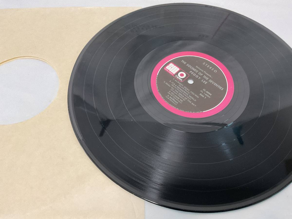 □洋楽LP Peggy Lee/the sounds of the seventies US盤の画像3