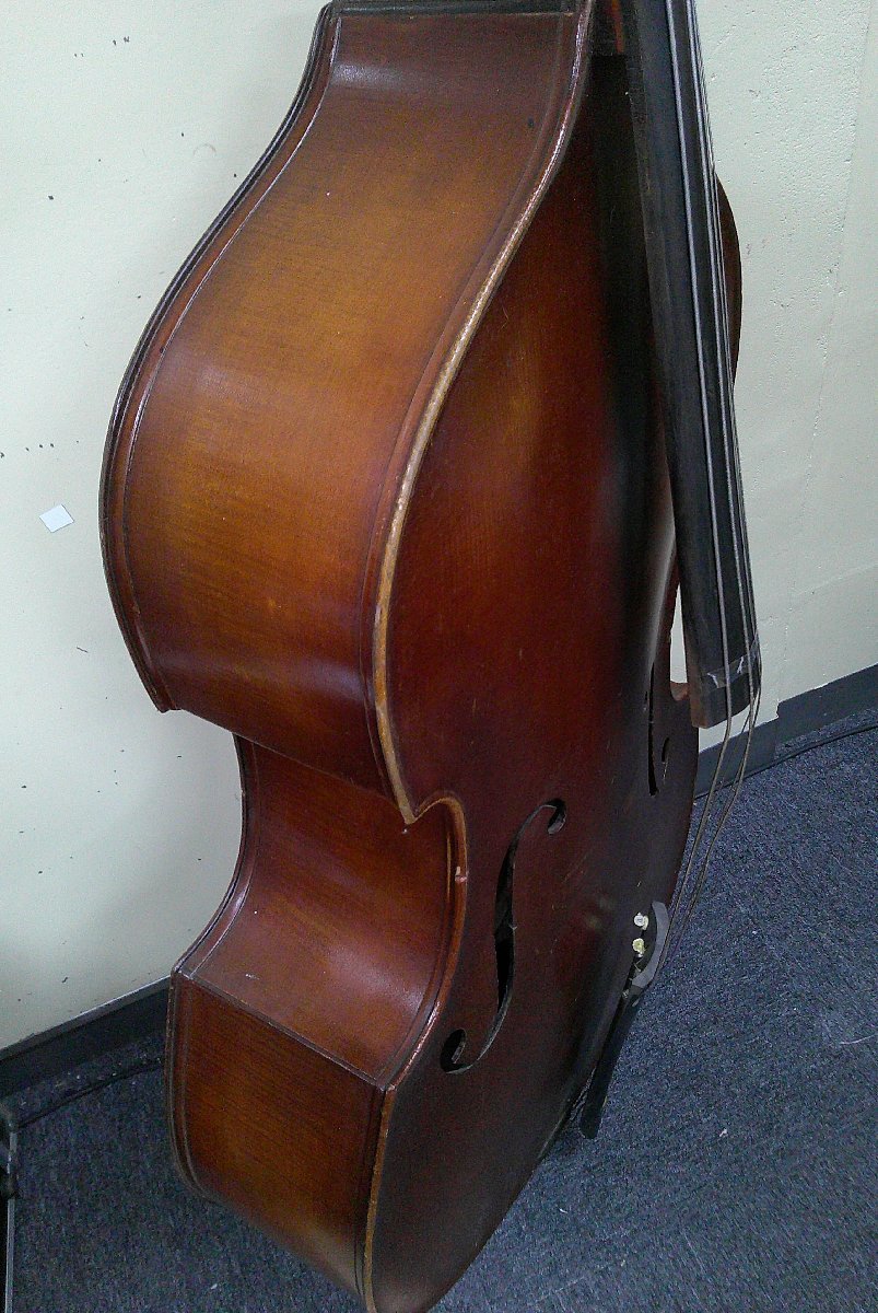 【引取限定・Pick-up only・We do not deliver】【中古】Hofner contrabass コントラバス JUNK ヘフナーアップライトベース ジャンク_画像5