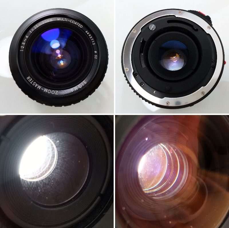 K/ Canon キャノン AE-1 PROGRAM + SIGMA 1:2.8～4 f=35～70mm + SIGMA　1:4.5　f=70-210mm　一眼レフ　カメラ　おまとめ　0201-2_画像6
