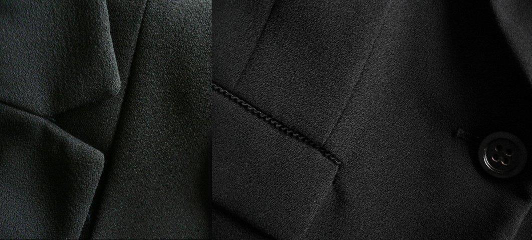 新品9号豪華2ジャケット付(黒)レースワンピーススーツ卒業式入学式フォーマルセレモニー _画像4