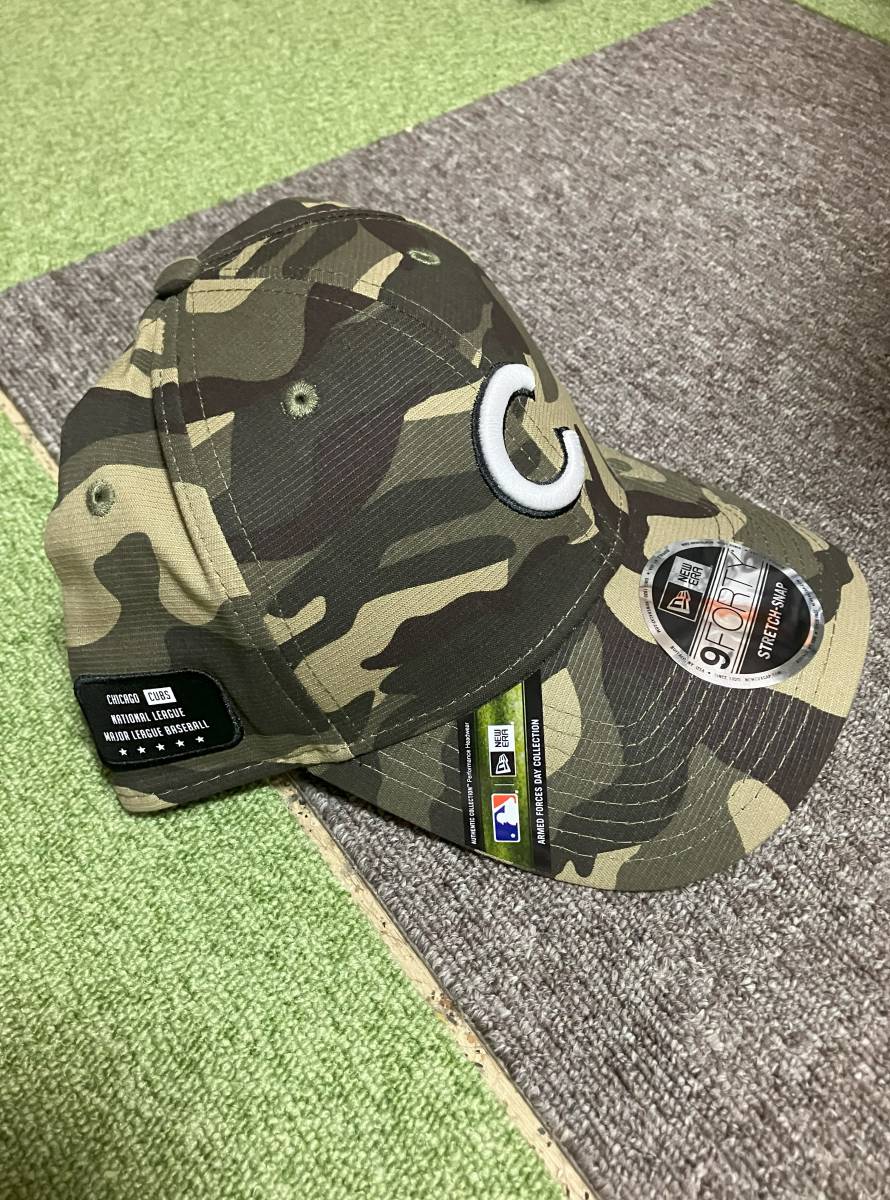 【NEW ERA】（ニューエラ）Chicago Cubs New Era 2021 Armed Forces Day 9FORTY Adjustable Hat【未使用】【送料無料】の画像3