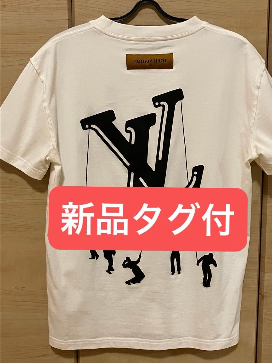 新品　ルイヴィトン　フロウティングLVプリンテッドTシャツ