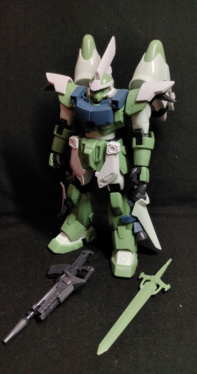 ＨＧ ジンハイマニューバ 素組み 部分塗装 完成品 _画像8