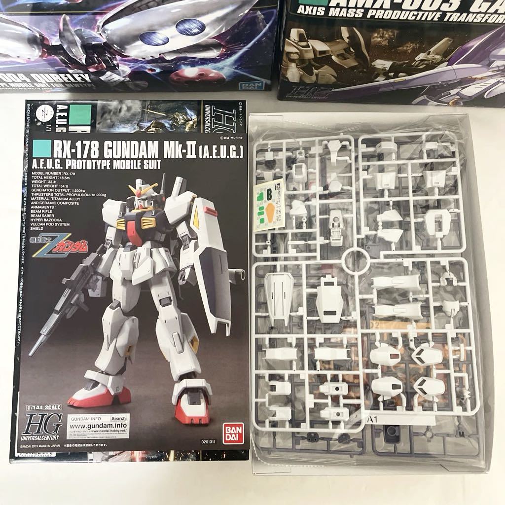 b26★1円〜 HG 機動戦士Zガンダム ハンブラビ キュベレイ ガンダムMk-II エゥーゴ仕様 ガザC ハマーン・カーン専用機_画像3