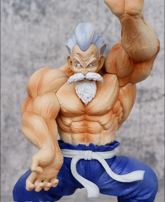 ◆ドラゴンボール　 亀仙人 ◆筋肉 ◆付け替え頭 ◆海外限定品◆レア 希少◆フィギュア◆箱無し　(25cm/1kg )◆#E-151_画像3