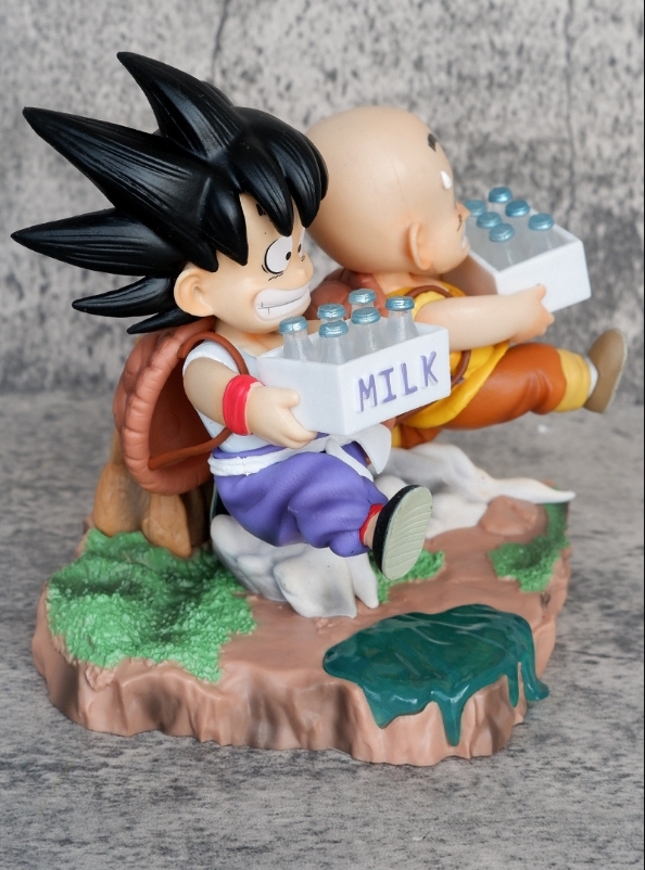 ◆ドラゴンボール　 孫悟空 クリリン 牛乳 ◆海外限定品◆レア 希少◆フィギュア◆箱無し　(16cm/0.7kg )◆#C-137_画像10