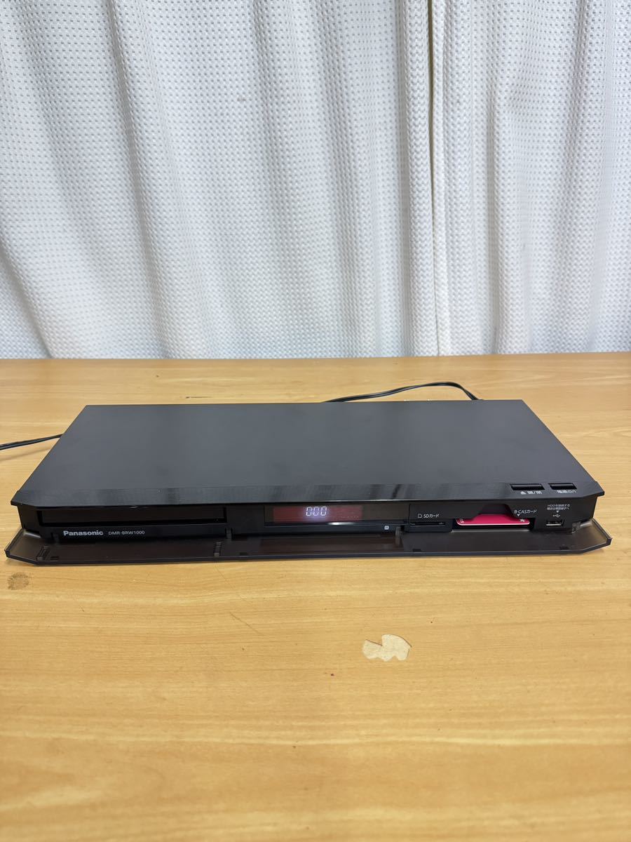 1円から　Panasonic ブルーレイディスクレコーダー DMR-BRW1000 2015年製　リモコン、 B-CASカード、電源ケーブル　付き　現状渡し　_画像3