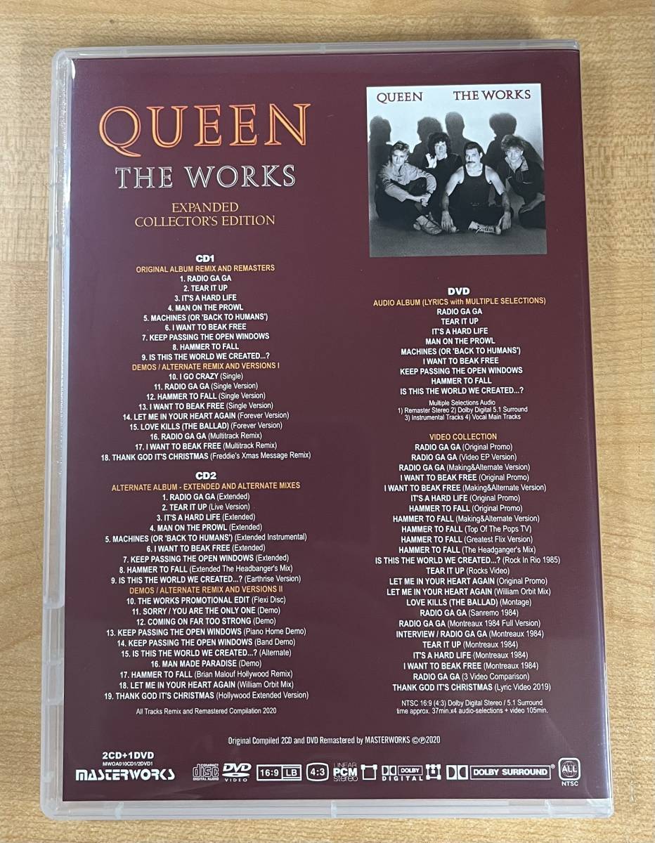 QUEEN / THE WORKS-EXPANDED COLLECTOR'S EDITION [2CD+1DVD] MASTERWORKS 輸入盤 クイーンの画像2