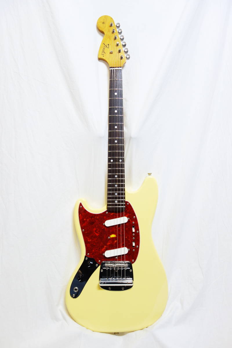 ★オマケ付き！幻の1本！Fender Japan custom edition ムスタング「MG69 LH」Nirvana カートコバーン 貴重なストラト付 E-2106_画像3