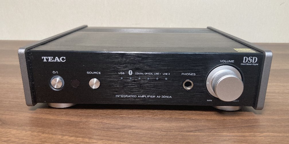 【動作確認済み】ティアック(TEAC) AI-301DA [ブラック]【全付属品完備】