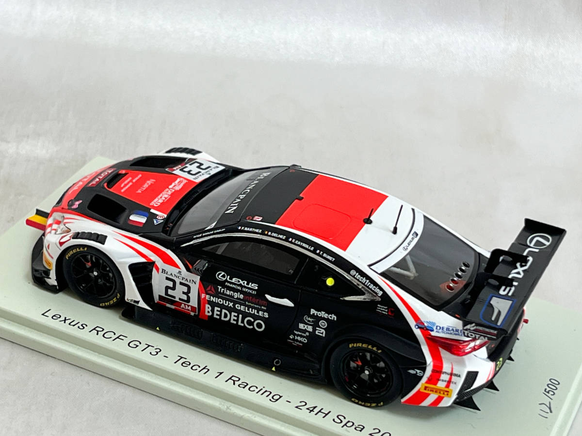 スパーク 1/43 レクサス RC F GT3 Tech 1 Racing 2019 スパ24 スパーク 1/43 レクサス RC F GT3 Tech 1 Racing 2019 スパ24