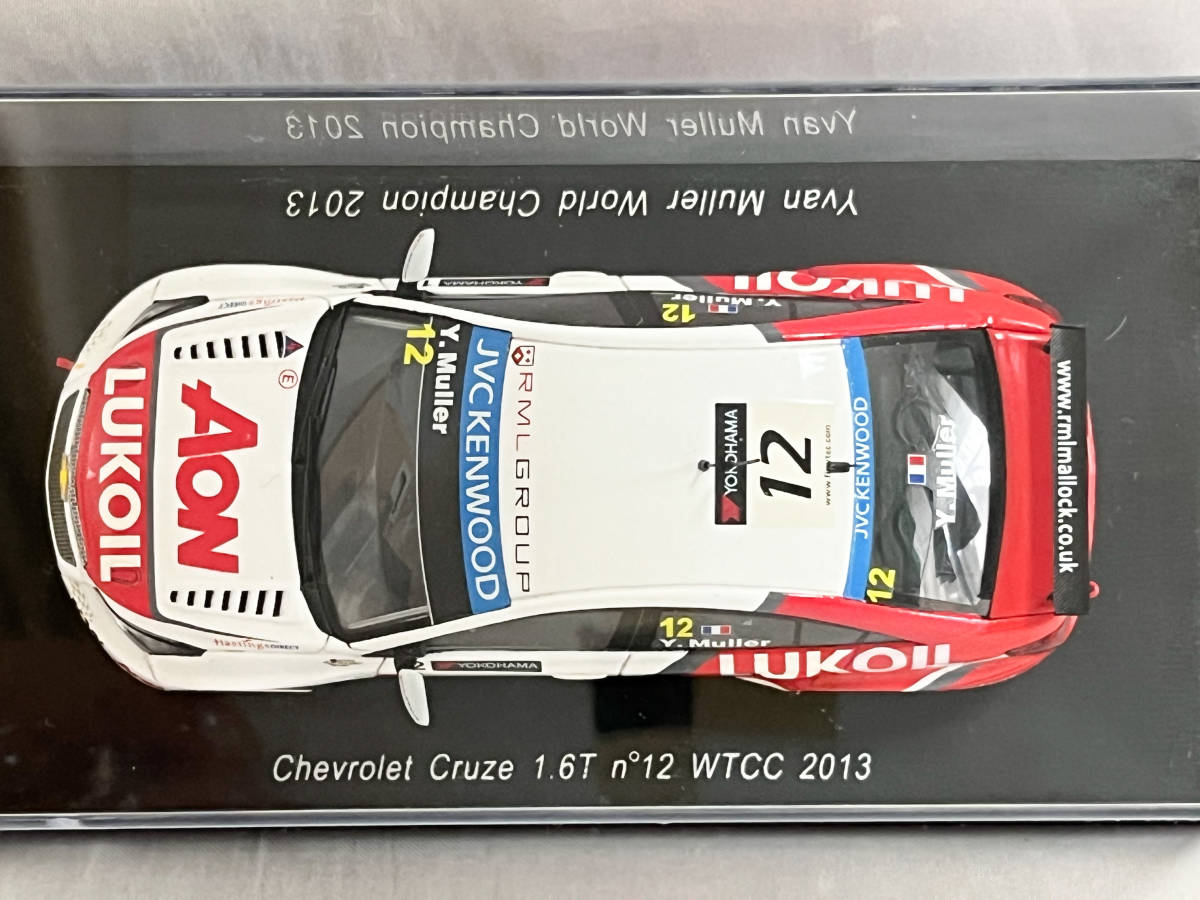 ケース未開封 スパーク 1/43 シボレー クルーズ 1.6T WTCC 2013 チャンピオン イヴァン・ミューラー_画像8