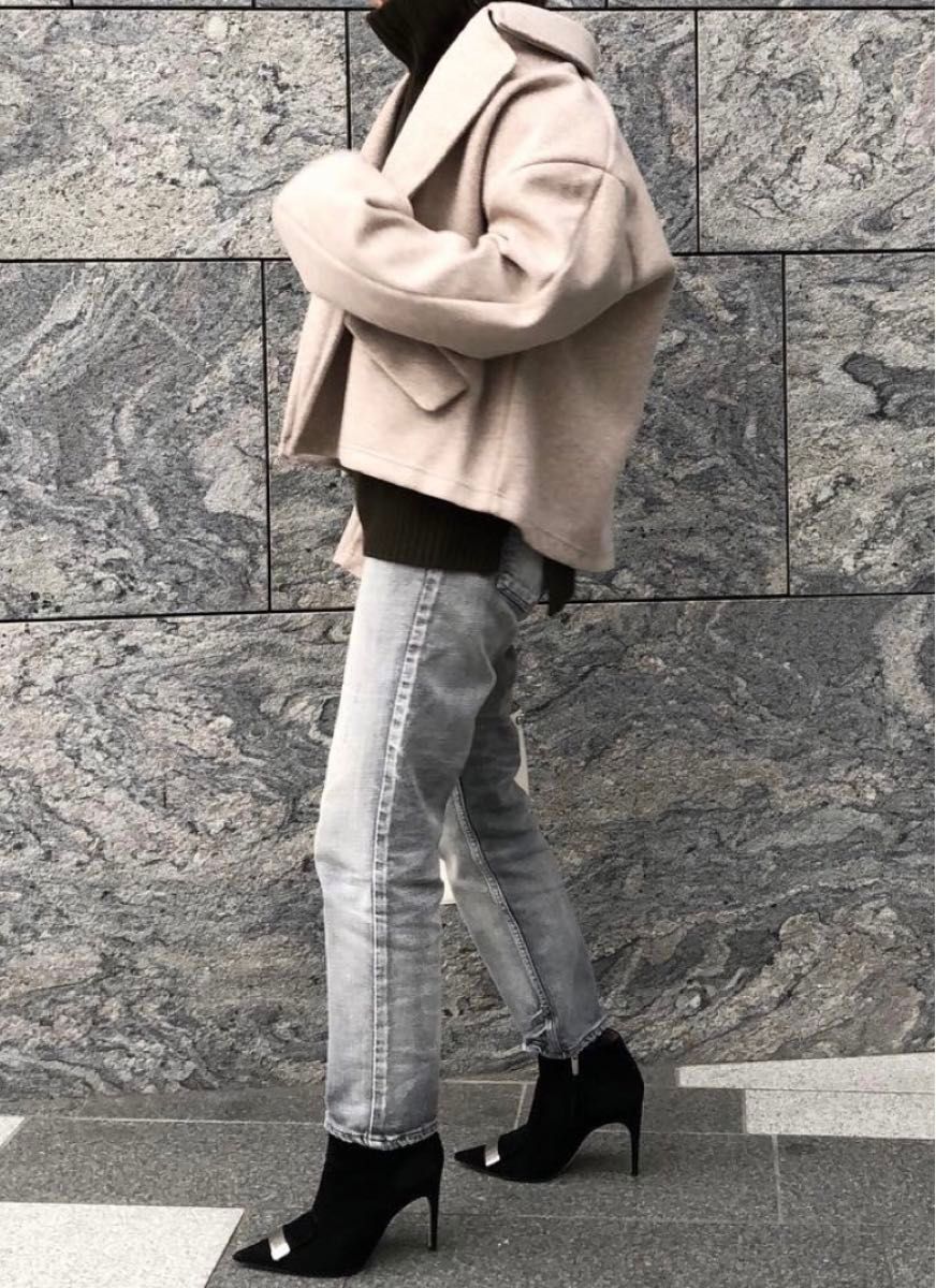 ZARA ショートコート ライトグレー M|Yahoo!フリマ(旧PayPay ZARA ショートコート ライトグレー M|Yahoo!フリマ(旧PayPay
