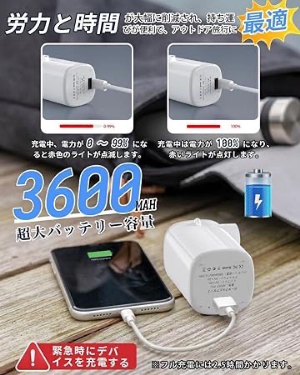 【お買い得】エアーポンプ 電動空気入れ  LEDランタン キャンプ バッテリー USB充電式 バッテリー内蔵