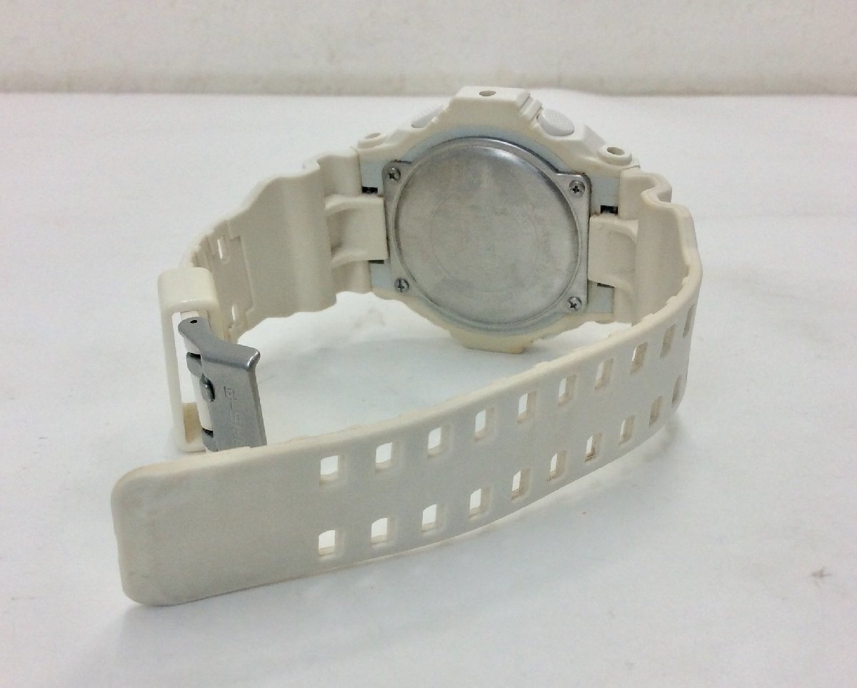 【1円～/稼働品】CASIO カシオ G-SHOCK GA-300 クォーツ メンズ 腕時計 ラバーベルト ホワイト 電池交換済　 K0209_画像7