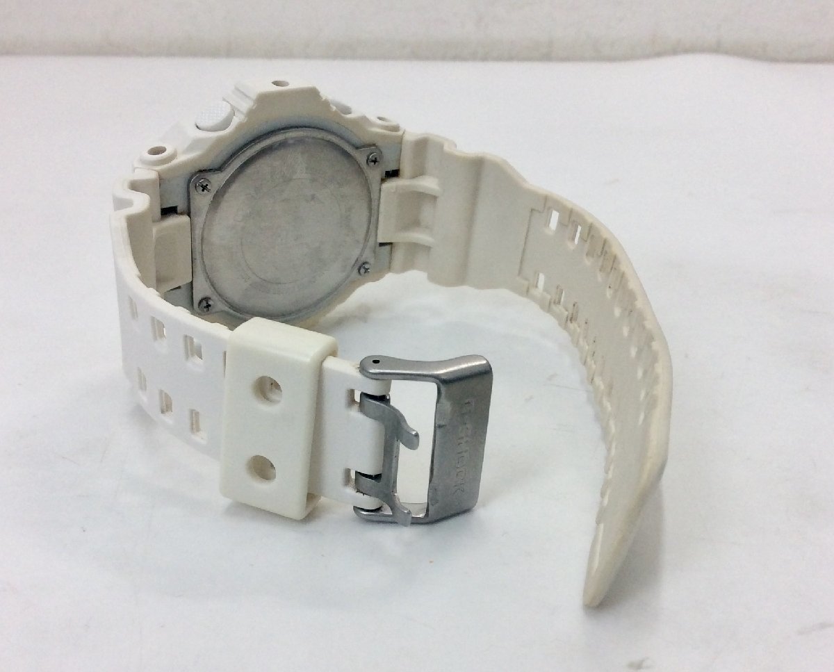 【1円～/稼働品】CASIO カシオ G-SHOCK GA-300 クォーツ メンズ 腕時計 ラバーベルト ホワイト 電池交換済　 K0209_画像8