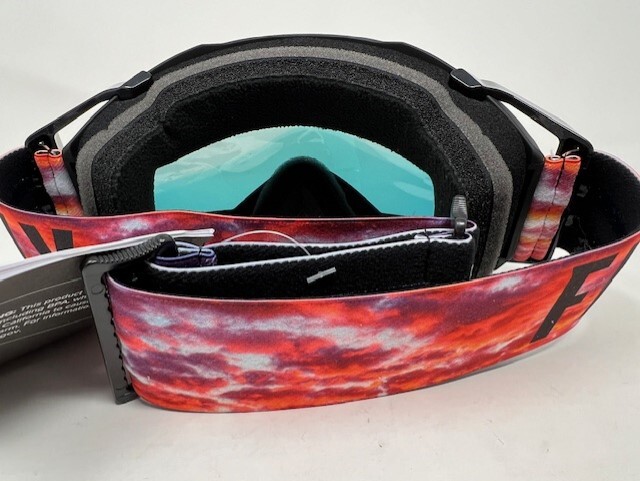 FLY Racing スノーモービル スノー UVカット ゴーグル ZONE PRO SNOW GOGGLE ブラック/サンセット 偏光 レッドミラー レンズ ● 新品未使用の画像8