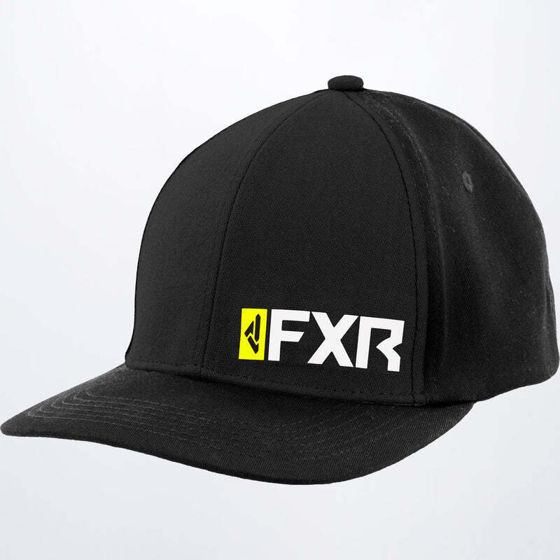 FXR Racing カナダ スノーモービル EVO HAT ベースボール キャップ 帽子 ブラック/イエロー BLACK/HI VIS 211624-1065 ● 新品未使用 _イメージ写真