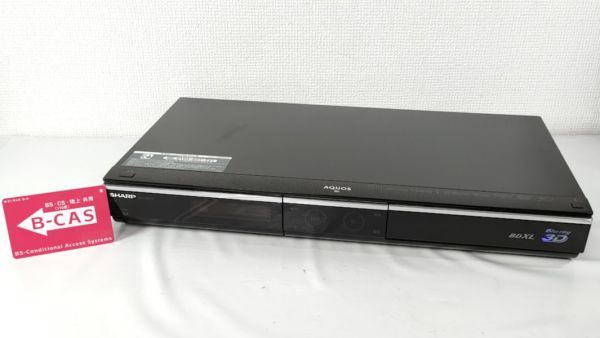 シャープ アクオス BD HDW75 ブルーレイ ディスク レコーダー 通電確認済 AQUOS SHARP★家電 録画 映像 機器 映画 テレビ【中古】191H_画像1