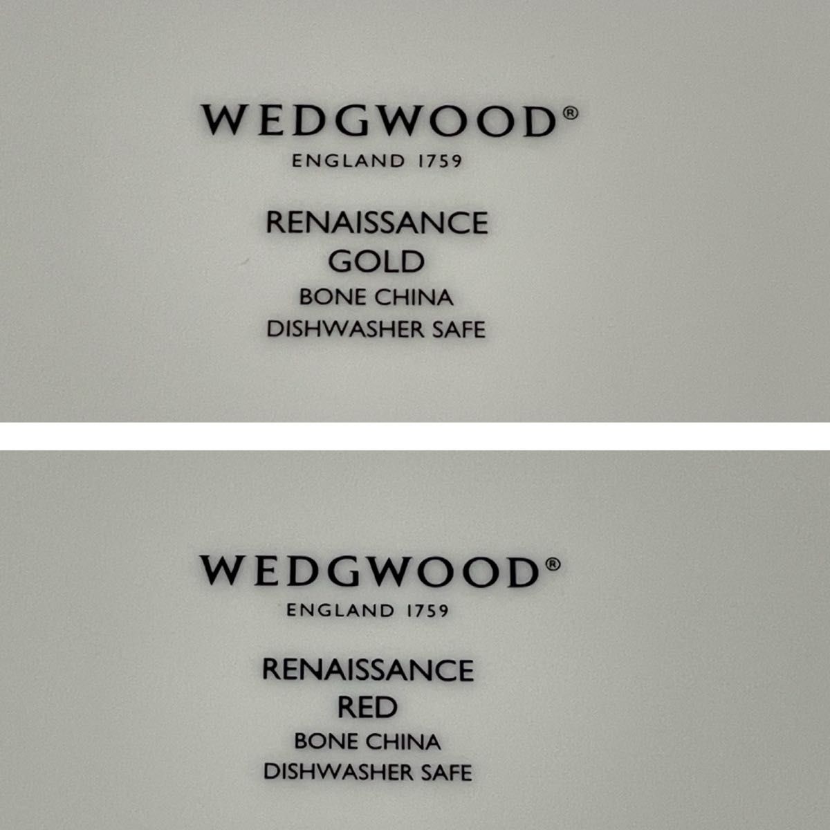 ウェッジウッド　ルネッサンスゴールド　レッド　ディナープレート　未使用 大皿　3客　WEDGWOOD