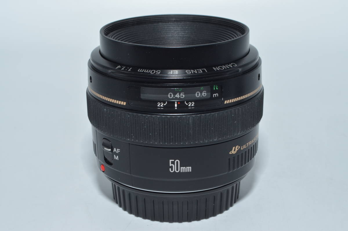 【極上品】 Canon 単焦点レンズ EF50mm F1.4 USM フルサイズ対応　#6672_画像4