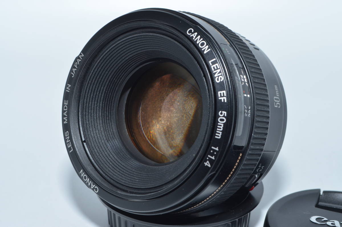 【極上品】 Canon 単焦点レンズ EF50mm F1.4 USM フルサイズ対応　#6672