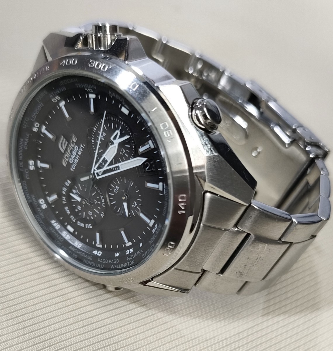 稼働品 CASIO EDIFICE EQW-T610 電波ソーラー腕時計　カシオ　エディフィス_画像1