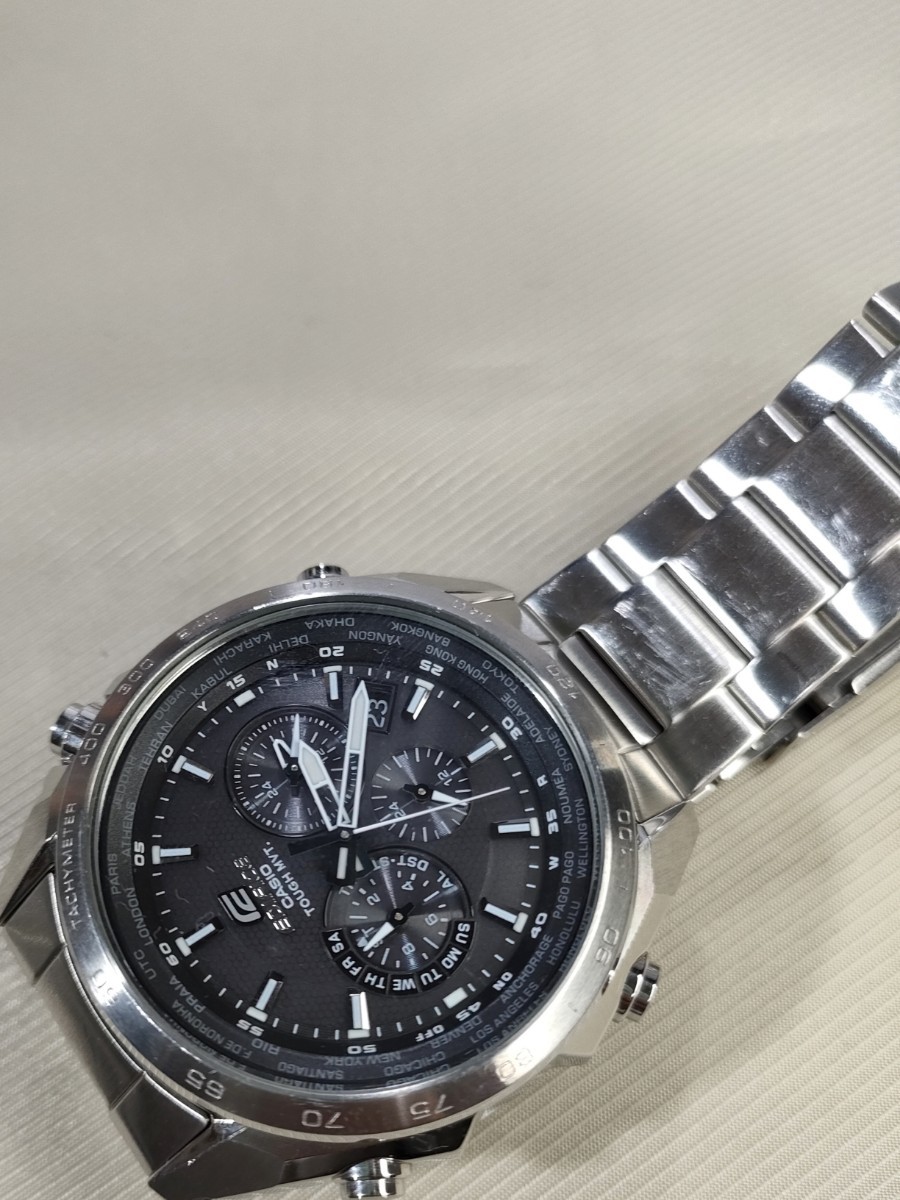 稼働品 CASIO EDIFICE EQW-T610 電波ソーラー腕時計　カシオ　エディフィス_画像2