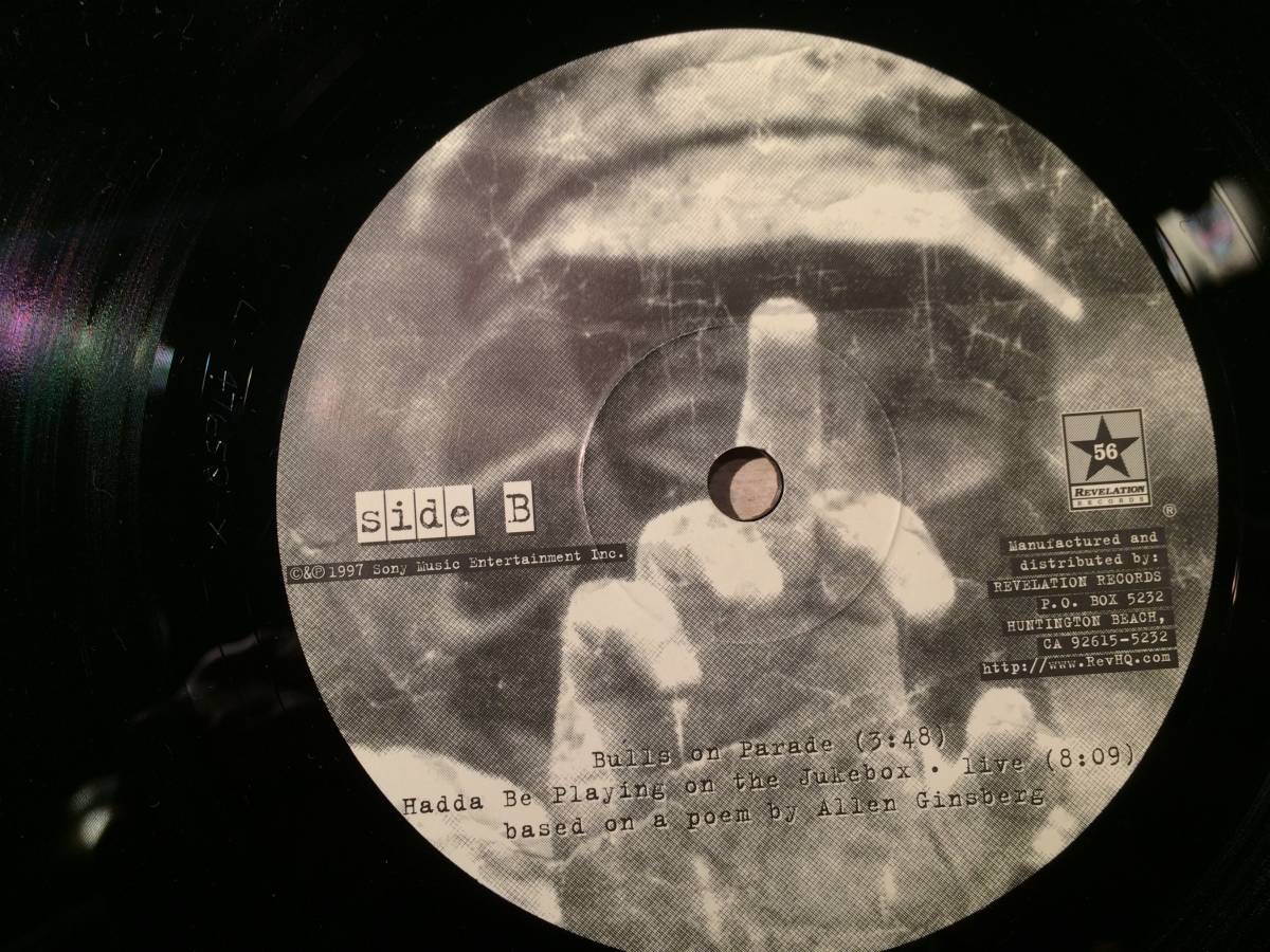  record /10 -inch *RAGE AGAINST THE MACHINE*People Of The Sun Ep