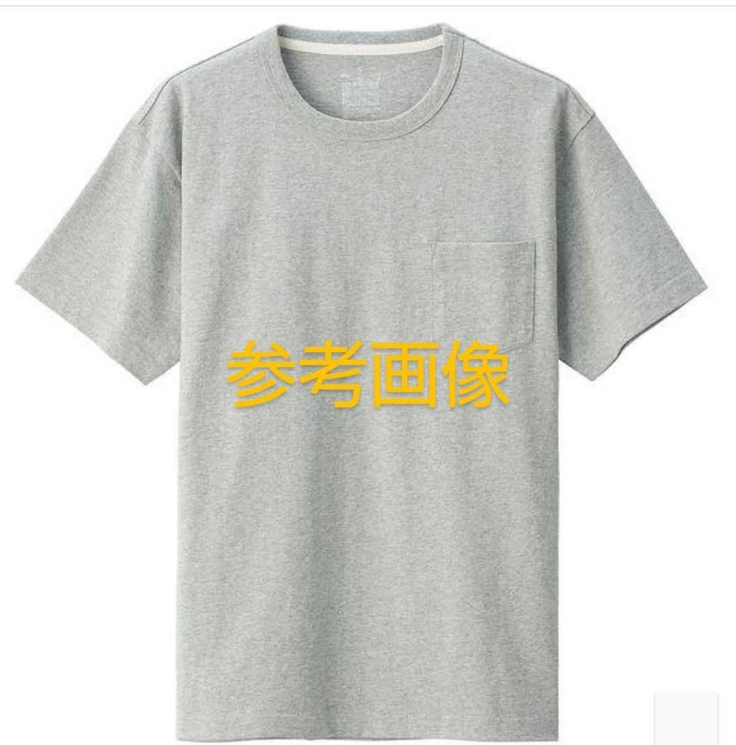 無印良品 太番手 天竺編みポケット付き半袖Tシャツ/メンズ/M