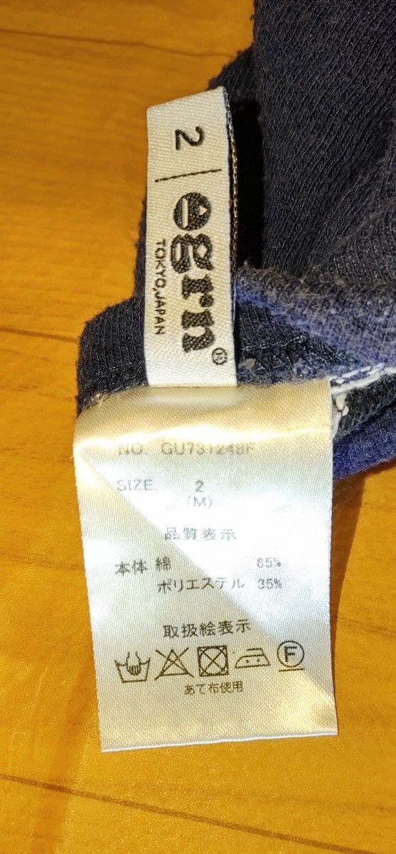 【レア】ｇｒｎ -ジーアールエヌ- ポケットTシャツ/2(M)/NVY 半袖