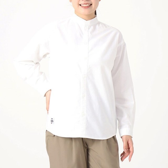 TE/CHUMS (チャムス) Oversized Button Front Hurricane Shirt White CH02-1184　Ｍサイズ_画像2