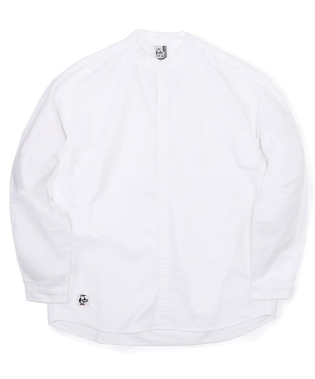 MO/CHUMS (チャムス) Oversized Button Front Hurricane Shirt White Mサイズ CH02-1184