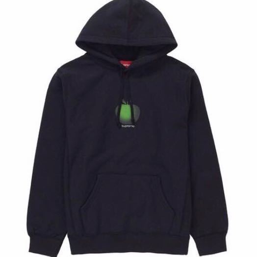 Supreme 19ss 新品 Apple Hooded Sweatshirt 黒 Black L シュプリーム パーカー フーディー 19aw