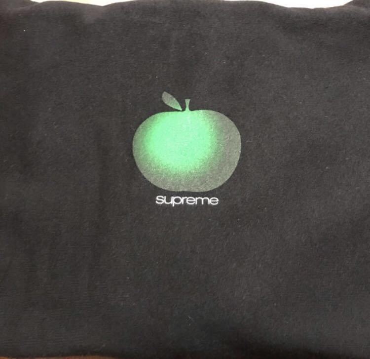 Supreme 19ss 新品 Apple Hooded Sweatshirt 黒 Black L シュプリーム パーカー フーディー 19aw_画像2