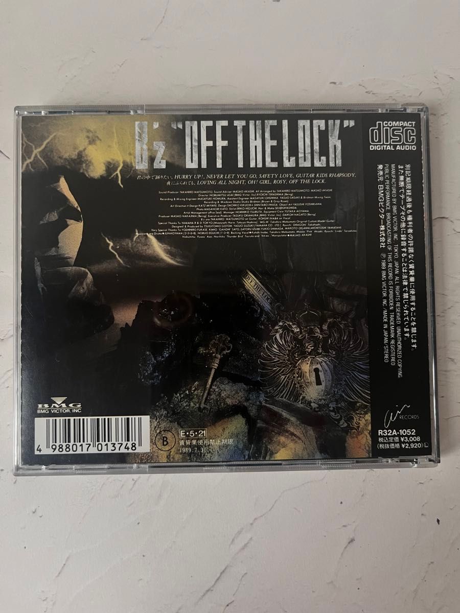 【CD】OFF THE LOCK／B’z