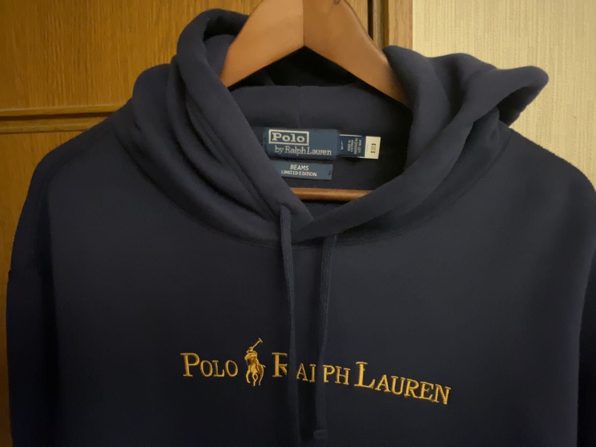 beams polo ralph lauren 別注 パーカー サイズL ネイビー beams polo ralph lauren 別注 パーカー サイズL ネイビー
