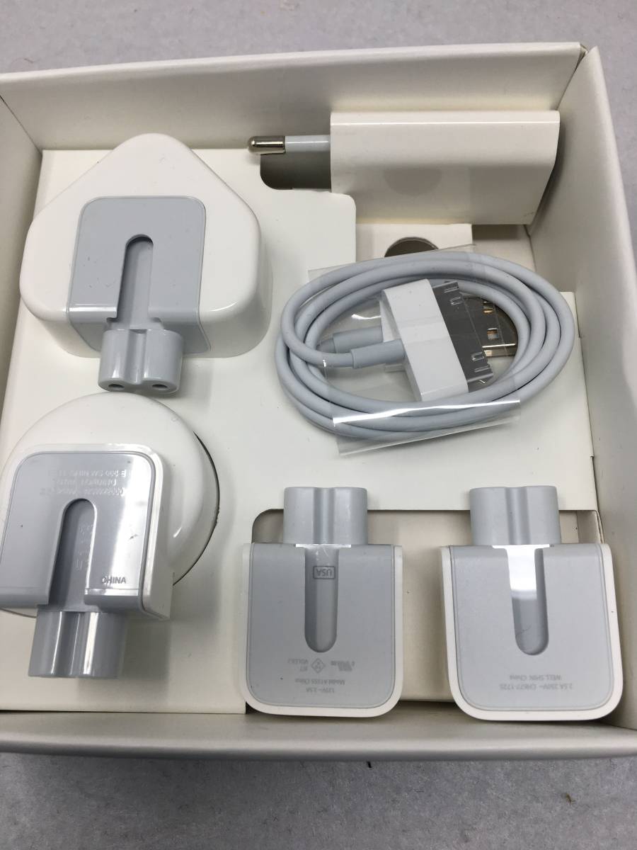 DY-228 まとめ Apple World Travel Adapter Kit MB974ZM/B ワールドトラベルアダプタキット iPad Camera Connection Kit iMac ACケーブル_画像2