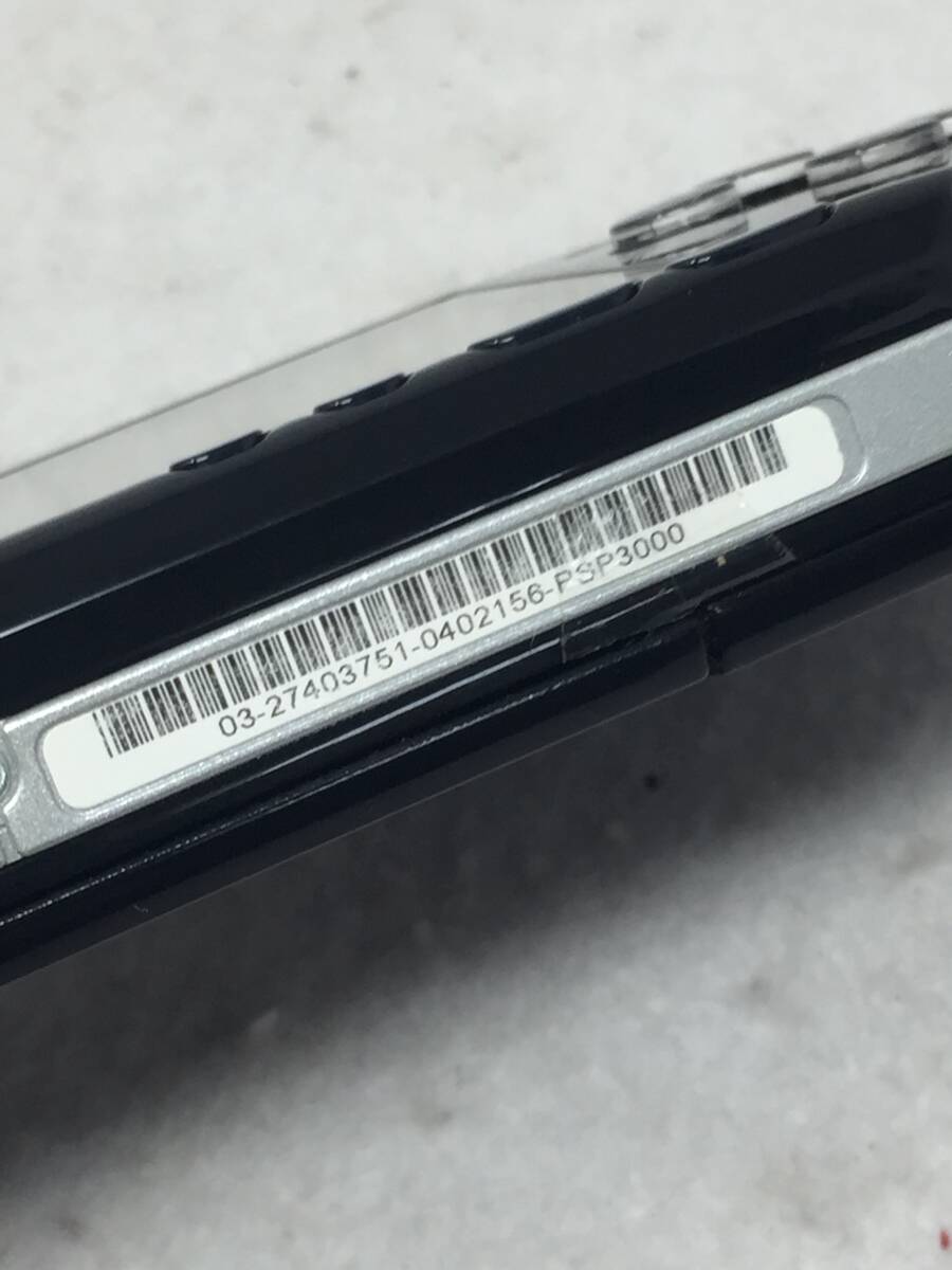 DY-776 動作品 SONY PSP-3000 ピアノ・ブラック Playstation Portable 本体のみ 初期化済の画像6