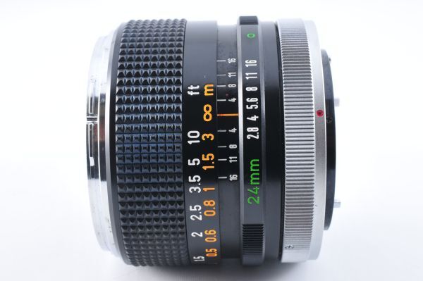 2912R557 キャノン CANON FD 24mm f2.8 マニュアルレンズ [現状品]_画像3